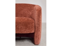 Sklum Poltrona Estofada Gombren Poliéster                       Chenille Vermelho Argila