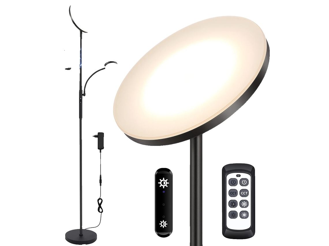 Luminã¡ria De Piso, Brilho Ajustã¡vel, Design Moderno, Montagem Fã¡cil Oem