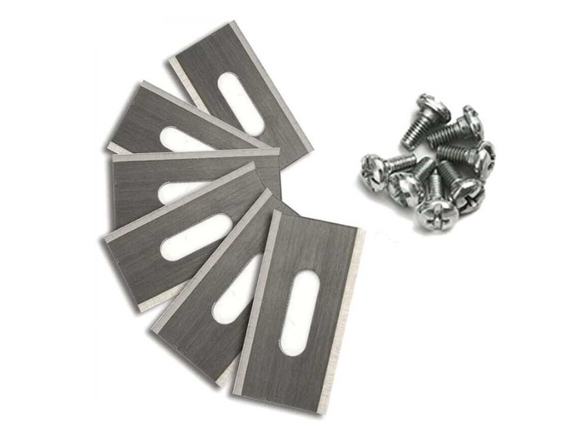 Conjunto De 30 Lâminas De Reposição, Em Aço Inoxidável, Corte Duplo, Compatível Com Husqvarna