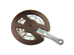 Rixen&Kaul Disco Protector de Cadenas Unidisc.Negro para Biel