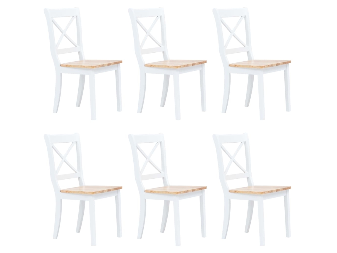 Dining Chair, Dining Chairs Vidaxl Branco Madeira (n/a)