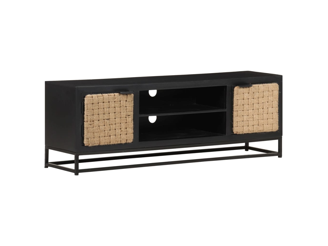 Tv Cabinet, Tv Cabinets Vidaxl Preto Madeira