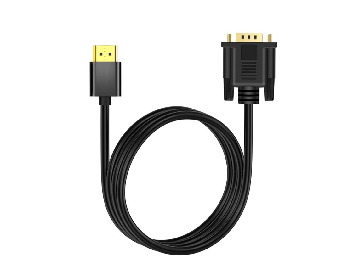 Adaptador Conversor De Vídeo Multimídia De Cabo Hdtv Para Vga Para Laptop E Projetores Aquaforge