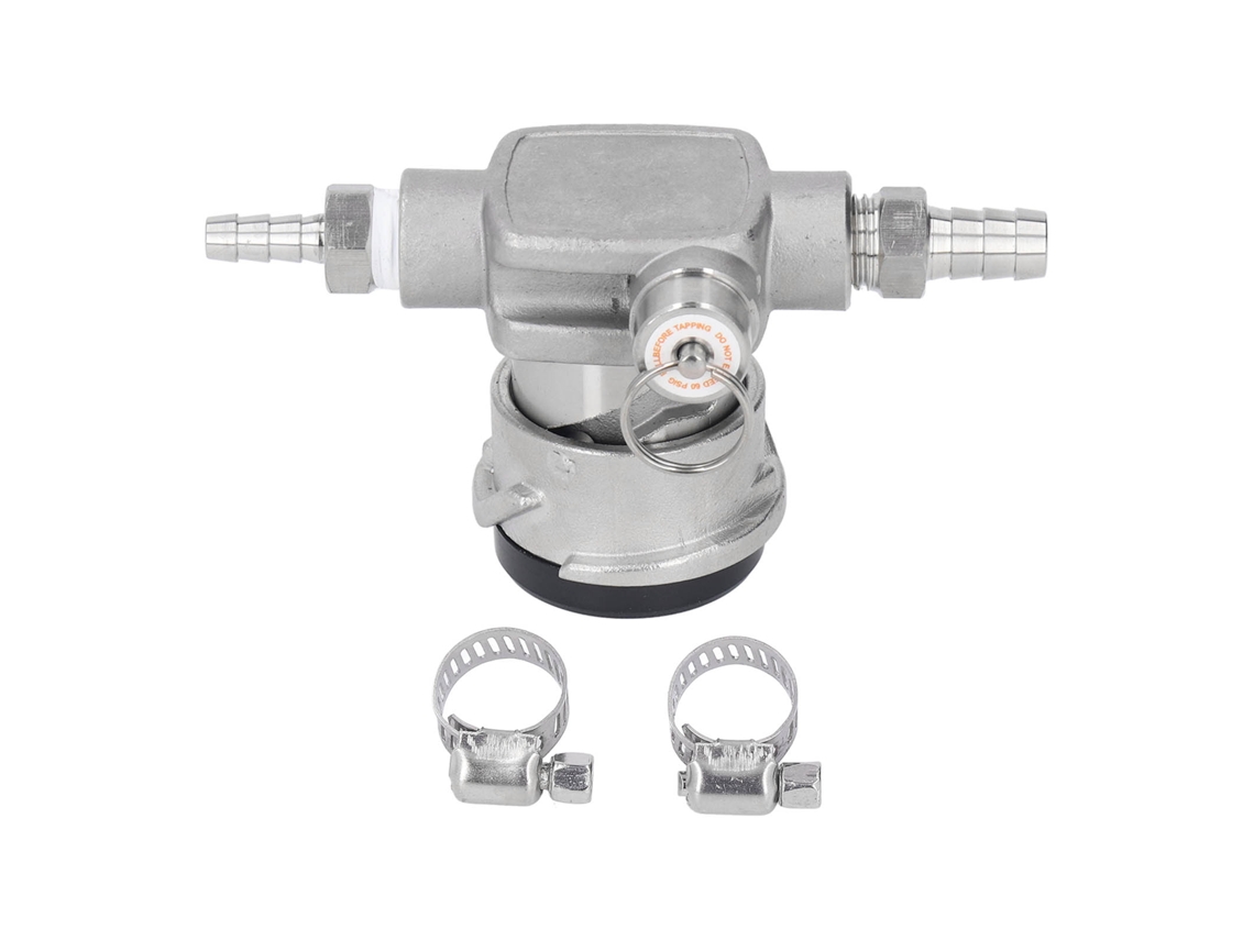 Conector de Fusto S LAXISCREED Inox com Válvula de Segurança