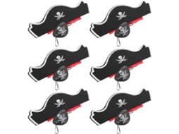 Conjunto de Pirata com 6 Peças Chapéu Fantasia Festa CHABERLU