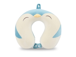 Travesseiro de viagem fofo para crianças e adultos, espuma viscoelástica pura, design de pinguim Slowmoose