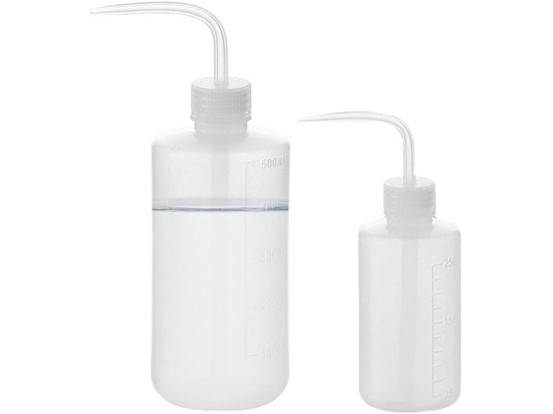Garrafa De Rega De Plástico Com Bico Curvo Para Plantas De Interior Pequenas Vasos 250/500ml 2unidades