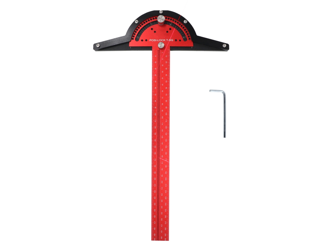 Regua Angular Ajustável Alumínio para Carpintaria Woodworkers Edge