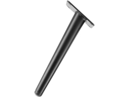 Pés De Mesa Metal Shineofi, Suportes Para Móveis, 45cm, Cônicos, Em Metal Preto, Acessório Para Mesa De Escritório Faça
