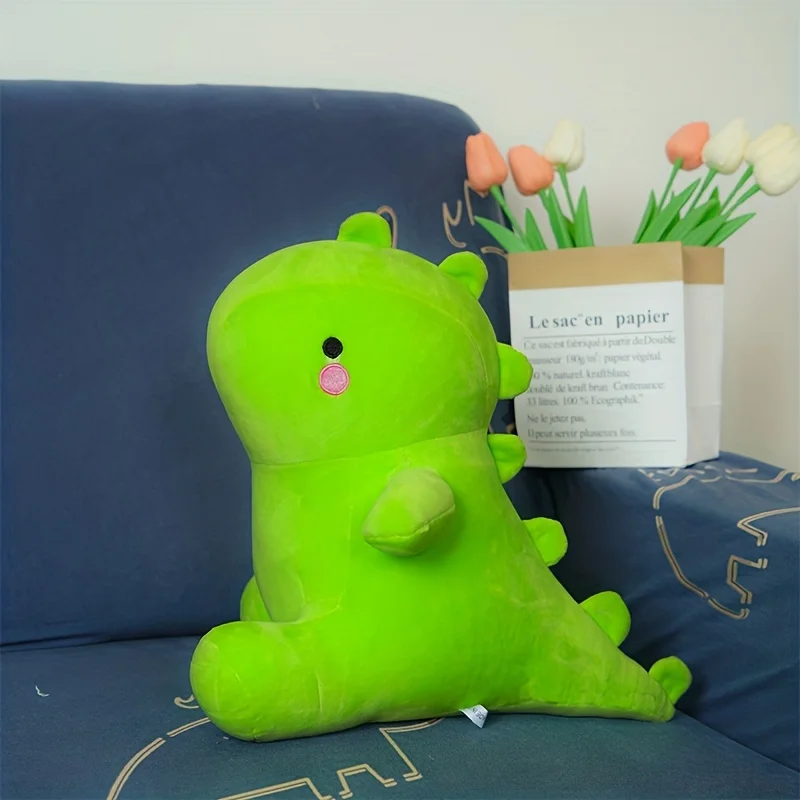 (verde Claro, 50 Cm) Dinossauro De Pelúcia, Boneco De Pelúcia De Dinossauro Macio E Fofo