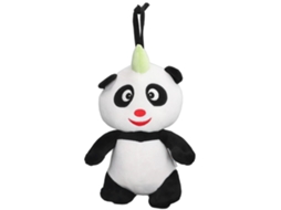 Mali brinquedo de Pelúcia Panda Audível para Carrinho de Bebê, Macio e Confortável, Melhora Cognição