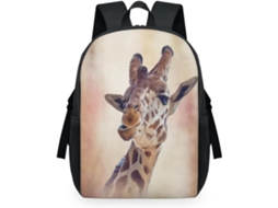 Mochila Tropicallife com Estampa de Girafa POLÍESTER 32.5x15x44.9 cm