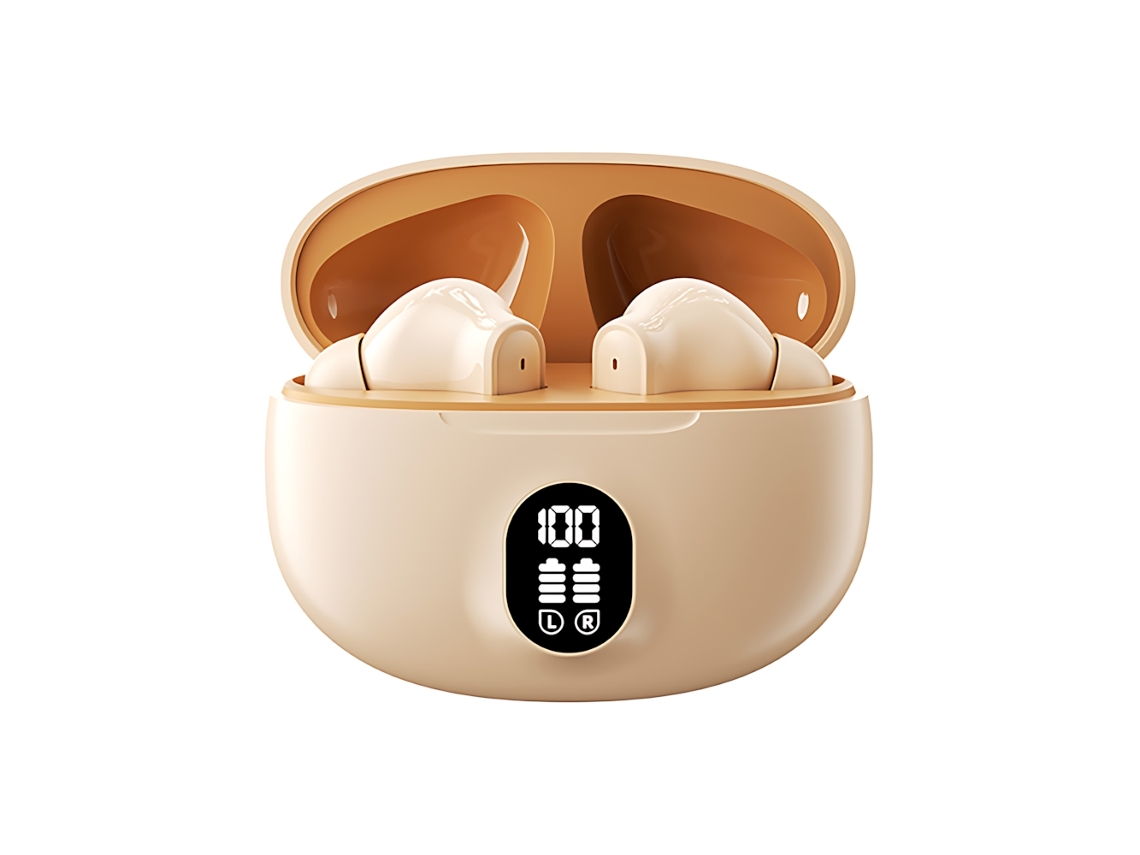 Fones de Ouvido MDUG com tela Led sensível ao toque, sem fio e Bluetooth