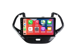 Auto Rádio Carro Bluetooth Autoradio 8GB RAM 128G ROM CarPlay Navegação GPS Ecrã Táctil RoverOne para Ford Figo 2015-2018  
