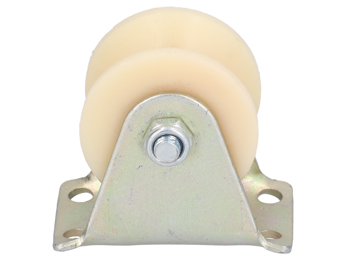 Roda Com Canal V 50mm Para Equipamentos De Elevação