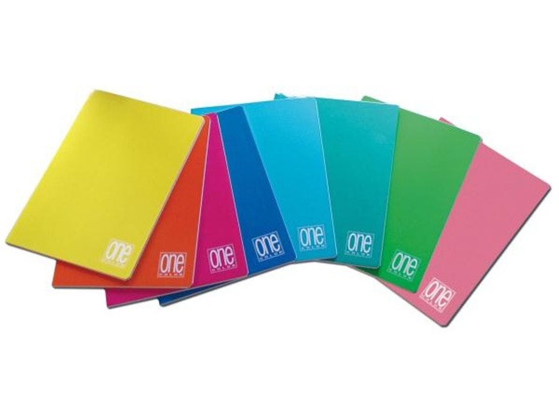 BLASETTI Caderno One Color e Bloco A4 21 Folhas Multicolor
