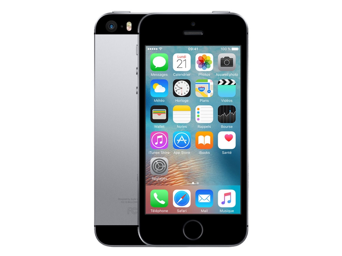 iPhone SE APPLE (Recondicionado Marcas Mínimas - 16 GB - Cinzento sideral)