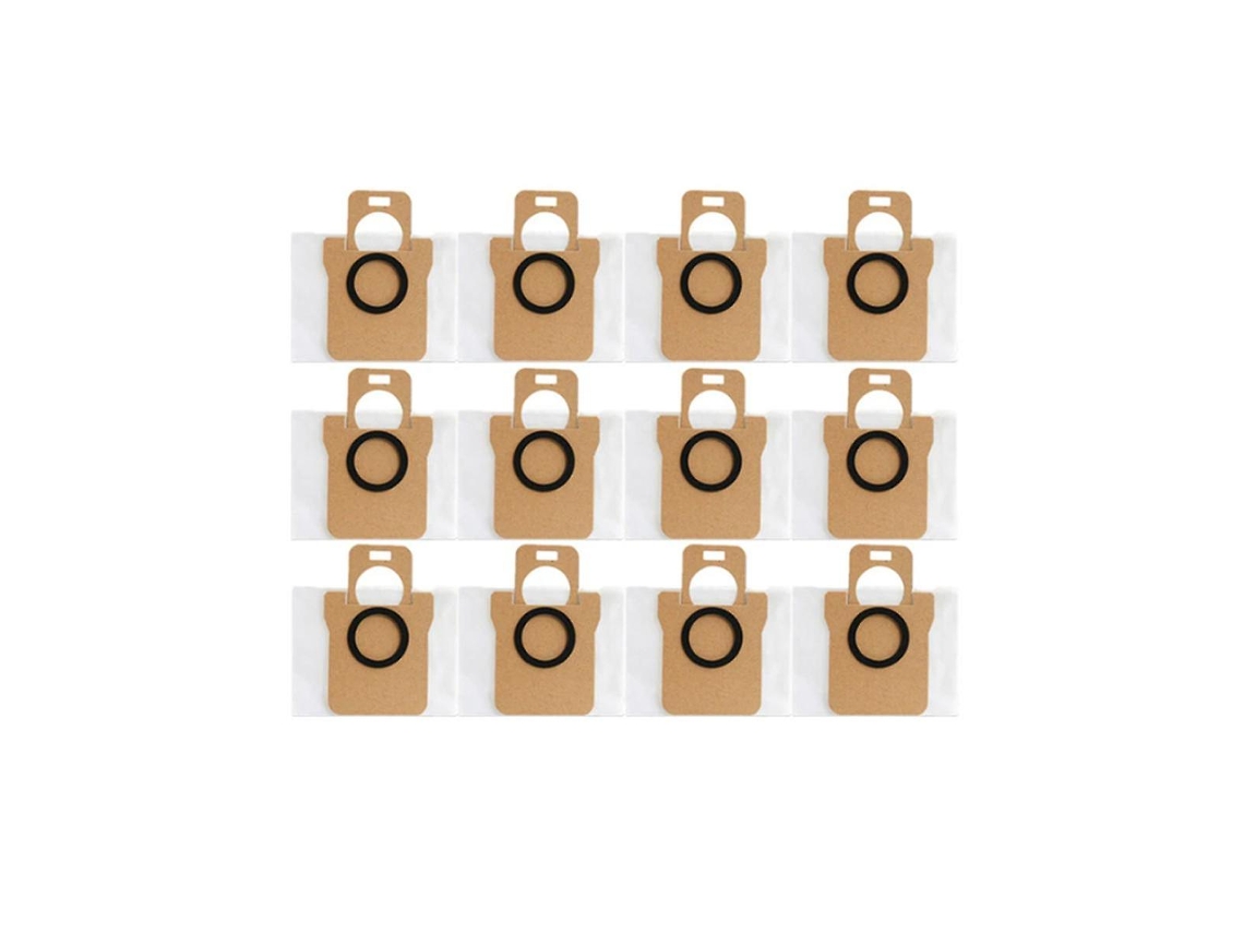 12Pcs Saco de Pó Compatível com Robô Aspirador X10 + Omni 1S B101Cn / Bot S10 S20 Pro X10 L10 L10S Ultra Vácuo