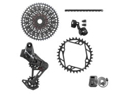 Kit Completo de Eixos Tipo T de Bicicleta Sem Manivelas SRAM X0 104Bcd 36D 10/52