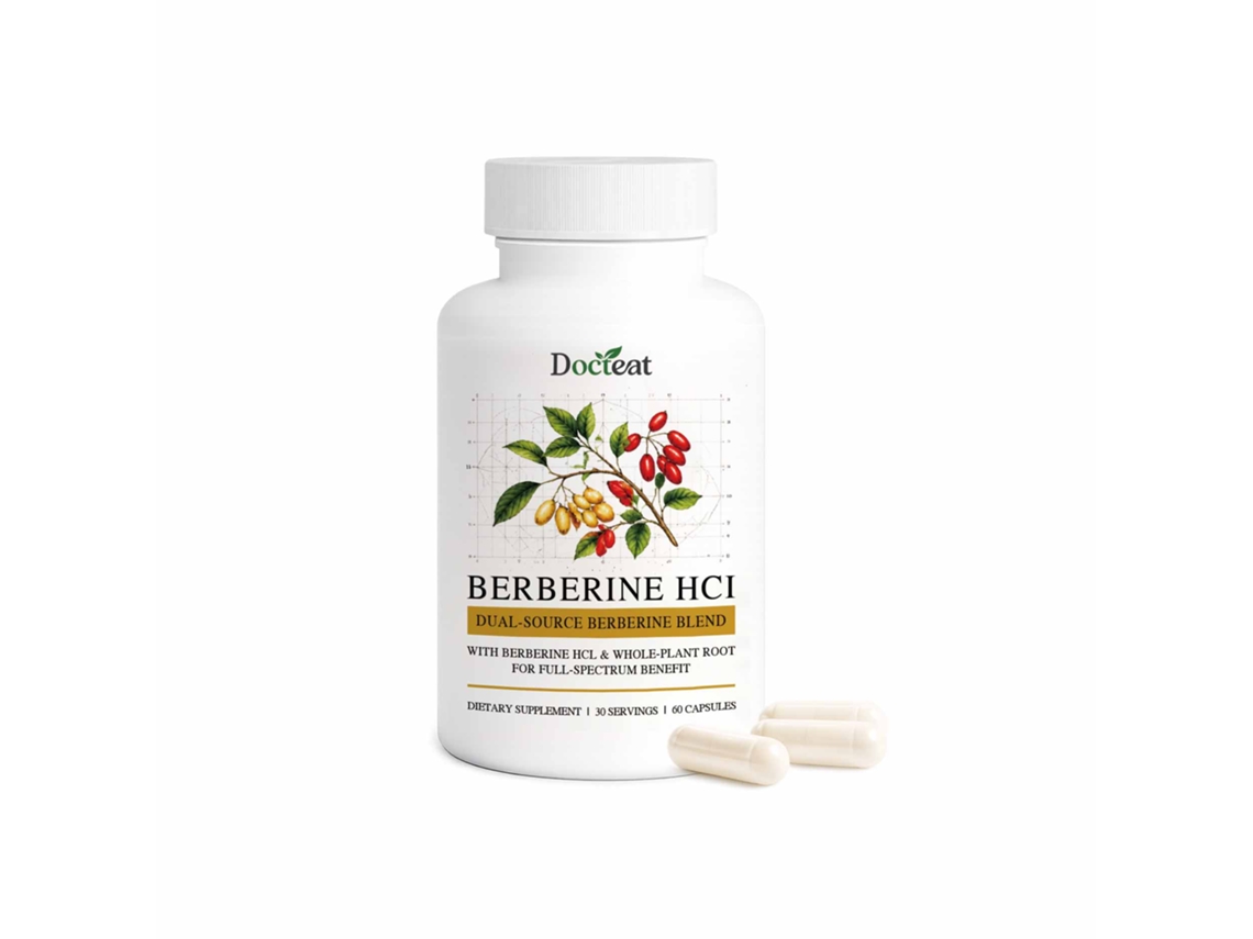 Cápsulas Berberina para Controle Alimentar