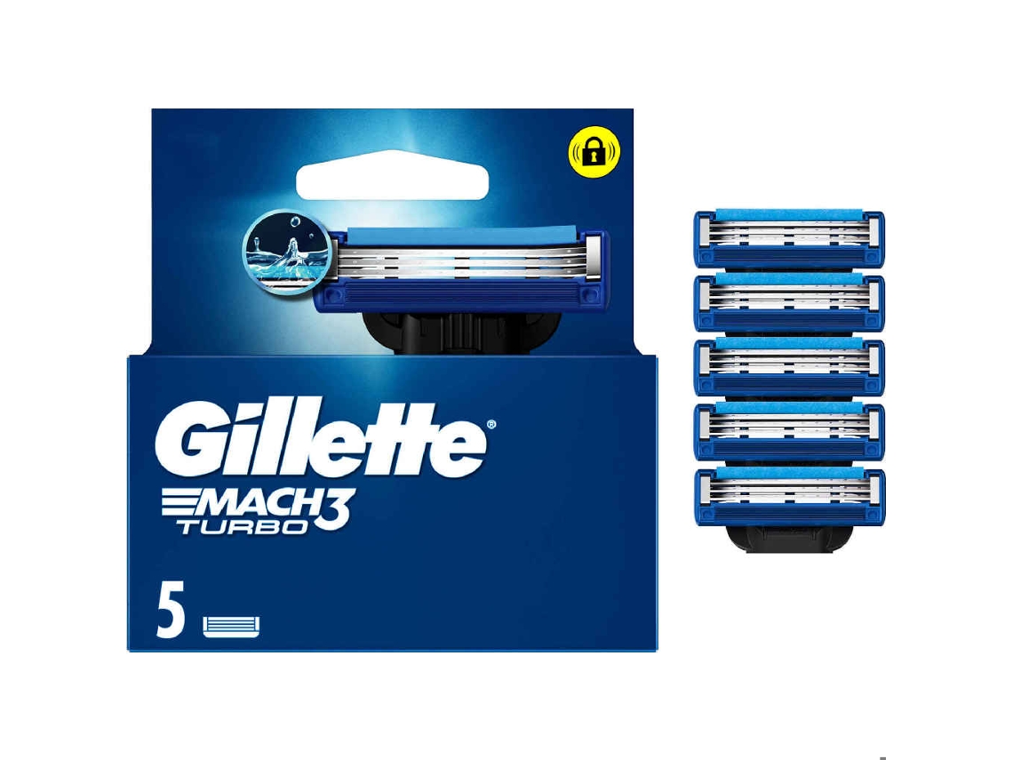 Recarga de Lâminas Mach 3 Turbo GILLETTE