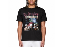 Rockinstone Killer Klowns Klowns In Space Black Adult T-shirt Size:l