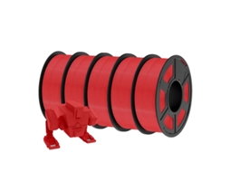 Filamento Para Impressora 3d, Diã¢metro De 1,75 Mm, Aderãªncia De Camadas Aprimorada, Pla P Vermelho 5 Rolos Oem