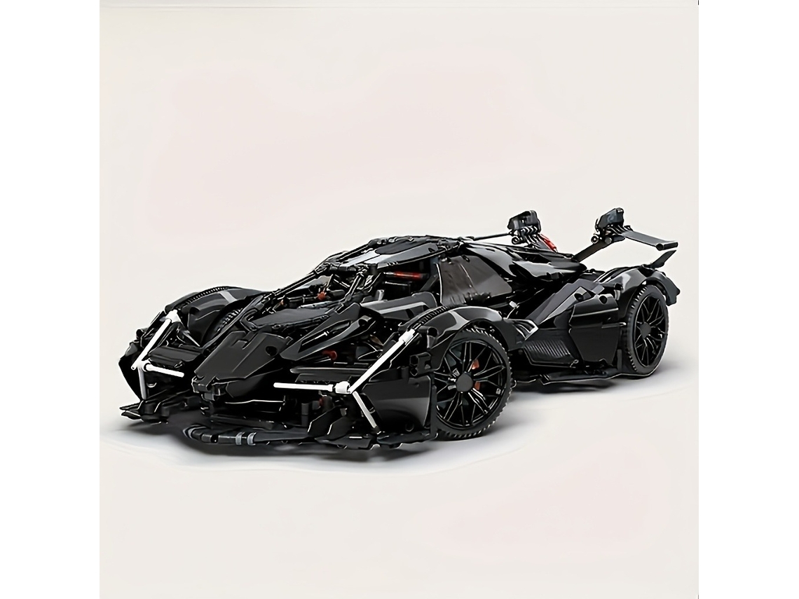 Kit De Construção Para Adultos Modelo De Carro De Corrida Superesportivo Em Blocos, Escala 114, Mais De 1280 Peças. Mdug