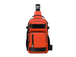 Mochila de Pesca Multifuncional com Suporte para Vara
