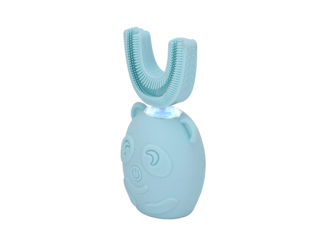 Escova De Dentes Elétrica Infantil À Prova D'água Ipx7 Com Design De Desenho Animado, Limpeza 360° E Formato Em U.