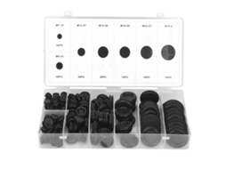 Kit 170 Anéis Vedação Borracha Cabos Elétricos Caixa Plástica