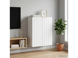 Vidaxl Armário De Parede Branco 59 X 31 X 64 Cm Derivados De Madeira