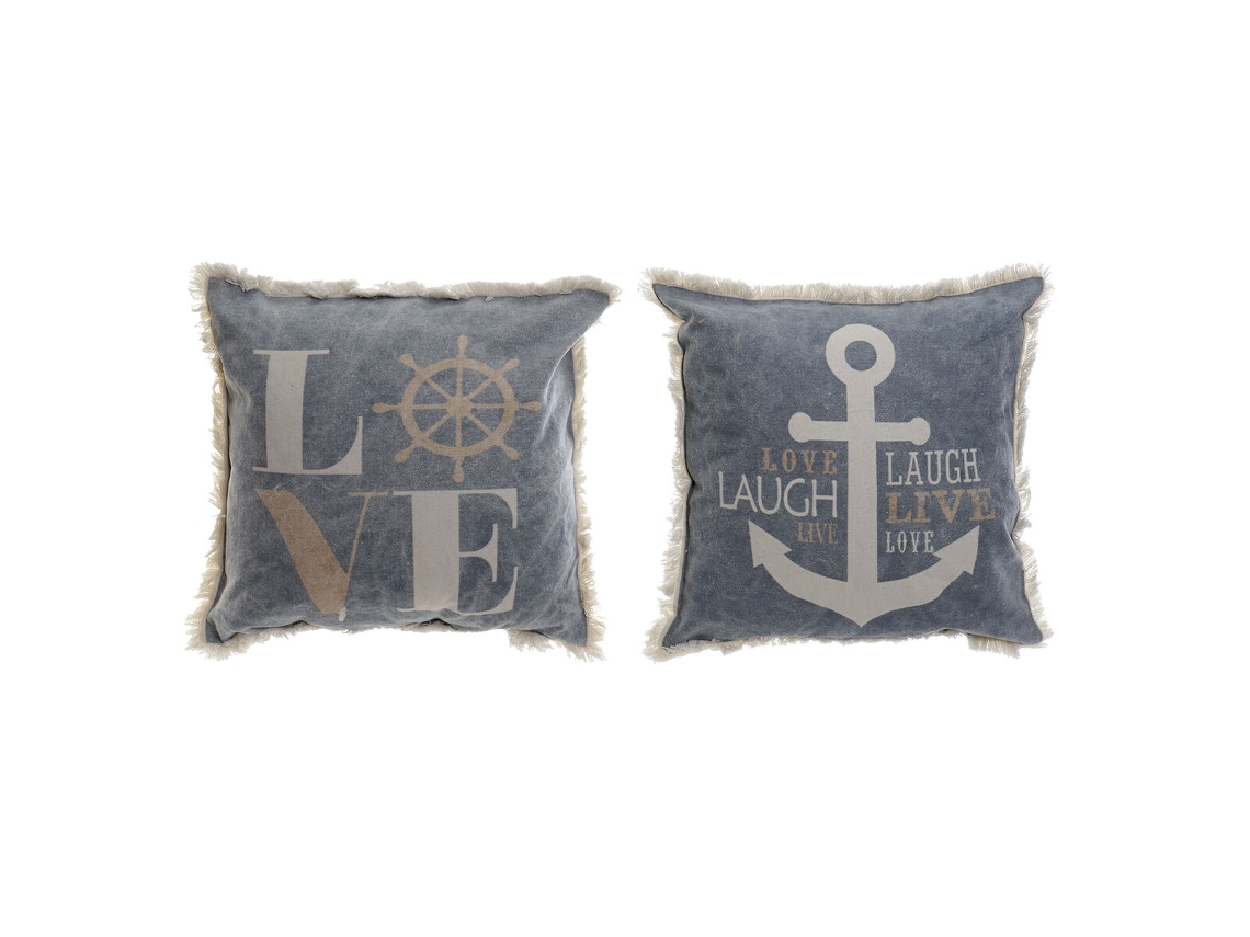 Almofada Decorativa DKD HOME DECOR (Algodão)