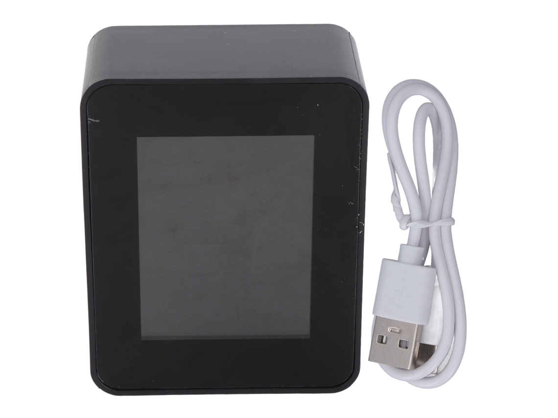 Detector de CO2 Tvoc Hcho Temperatura Umidade Qualidade do Ar LCD