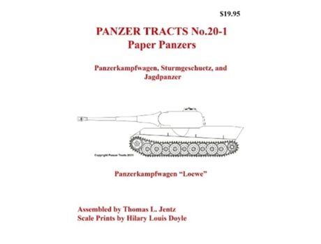 Livro Panzer Tracts No.20-1 Paper Panzers de Thomas Jentz (Inglês)