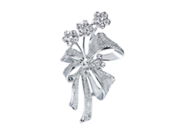 Broche De Mulher Com Rhinestones Liga Moda Adorno