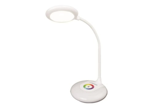 Lâmpada de secretária ESPERANZA ELD117 (Branco - Plástico - 3 W)