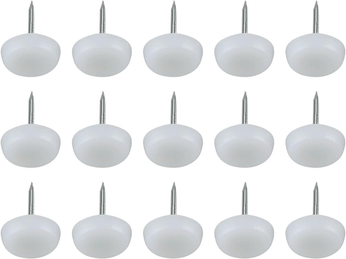 Conjunto De 100 Protetores Pés Móveis Plástico 14 Mm,