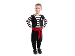 Conjunto De Fantasia De Pirata Little Adventures Fantasia Para Crianças De 5 A 7 Anos