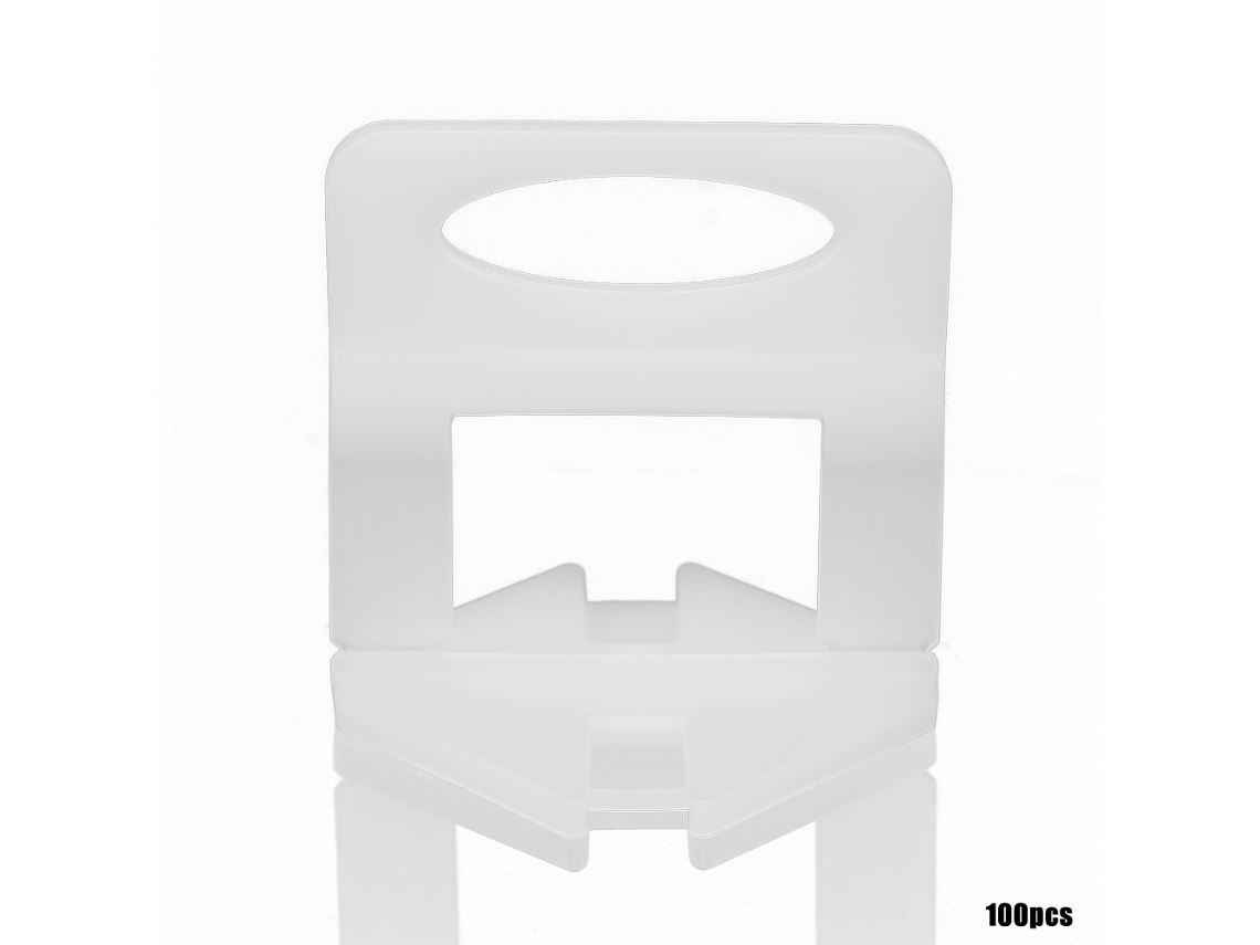 Conjunto de 100 peças de ferramentas de nivelamento de azulejos para sistema de nivelamento de pisos e paredes (d09)
