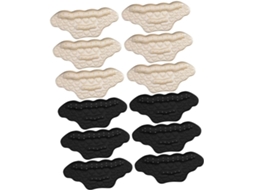 Protetores De Calcanhar Antiderrapantes, Para Sapatos E Saltos Altos, Respiráveis, 6 Pares, Pretos, Para Esportes E Uso