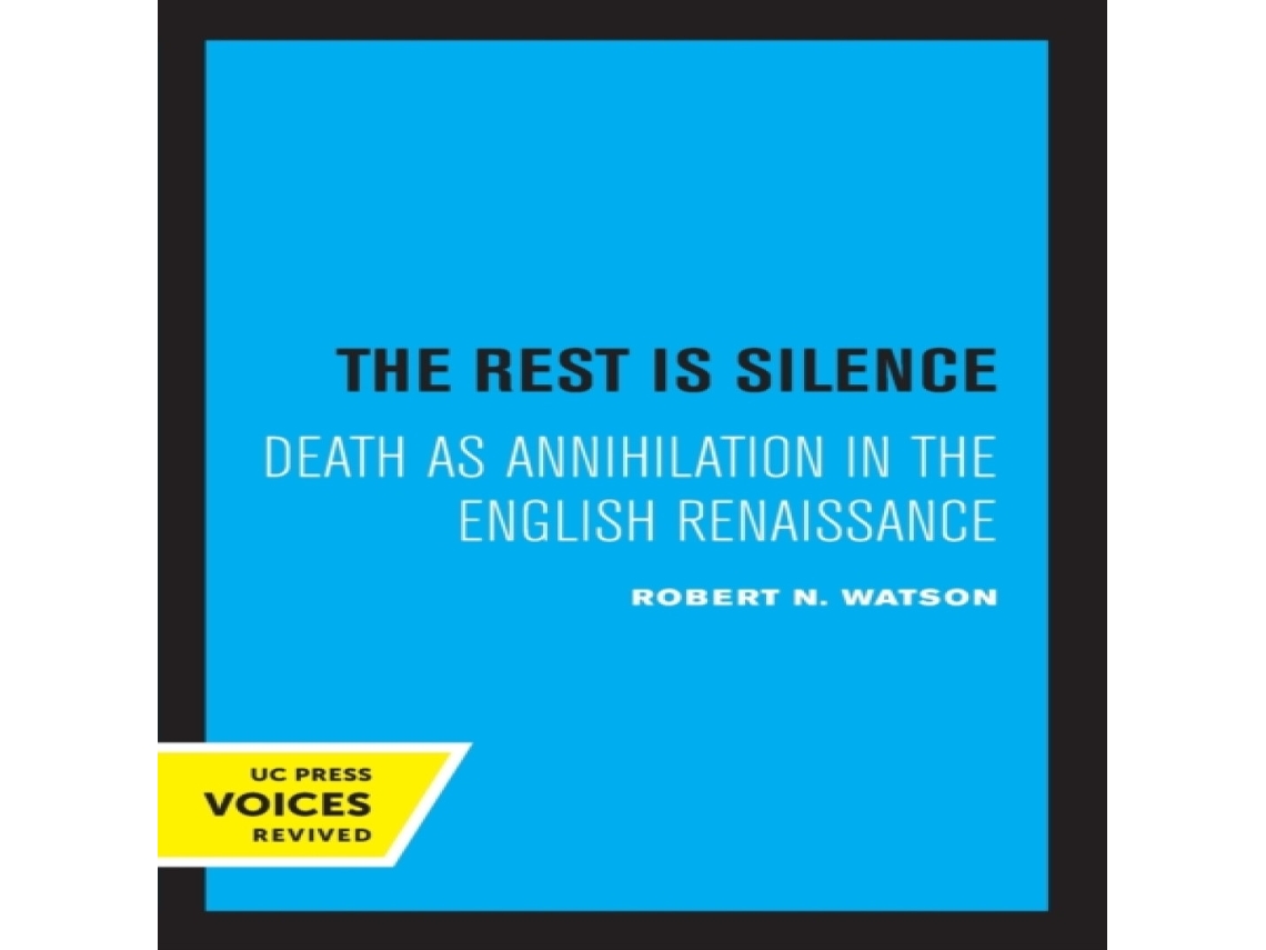 Livro Rest Is Silence de Robert N Watson (Inglês)