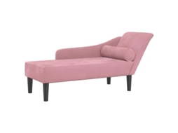 Chaise Lounge, Chaise Lounges Vidaxl Cor-de-rosa Veludo