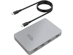 Divisor Usb Tipo-c Gen2 7 Em 1, Hub Multiportas De Alta Velocidade