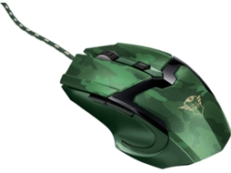 Rato TRUST Gxt 101D (USB - Casual - 4800 dpi - Verde)