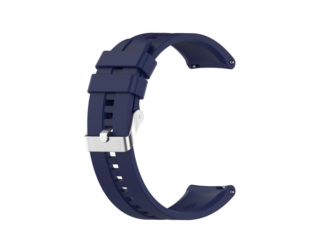Pulseira De Silicone Com Fivela Prateada Para Huawei Watch Gt 3 46mm/gt 22mm (branca)