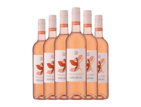 Vinho rosé LE MIRABEAU X Rosé Côtes de Provence (0.75 L - 6 Unidades)