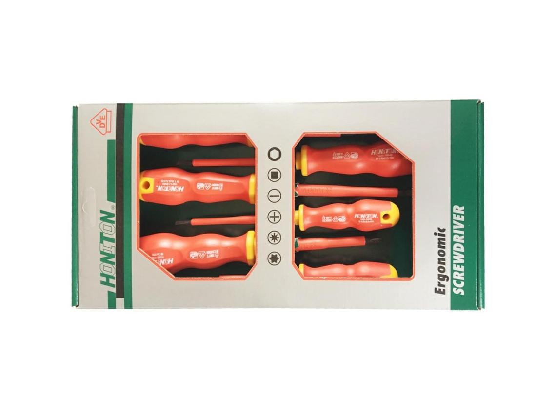 Honiton Screwdriver Kpl. 6pcs. For Electrician