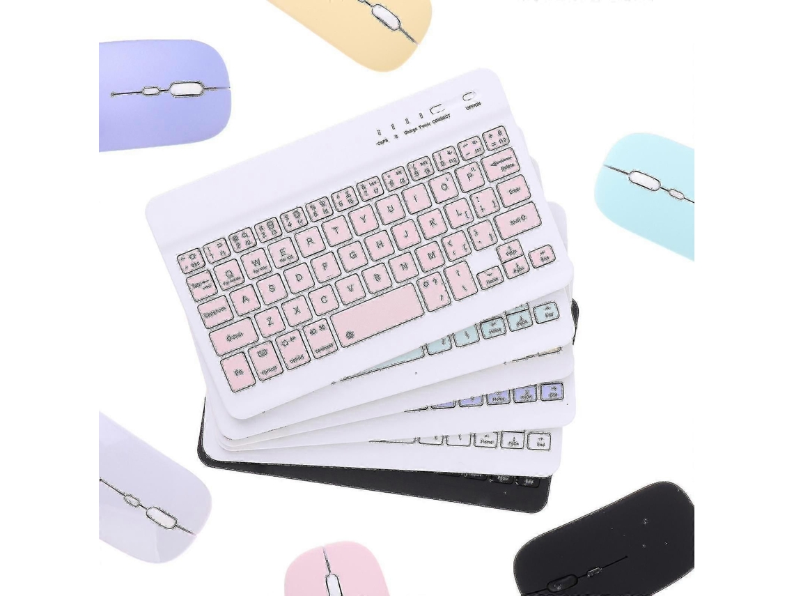 Teclado Bluetooth com Touchpad e Mouse para jogos TAISHENGDA