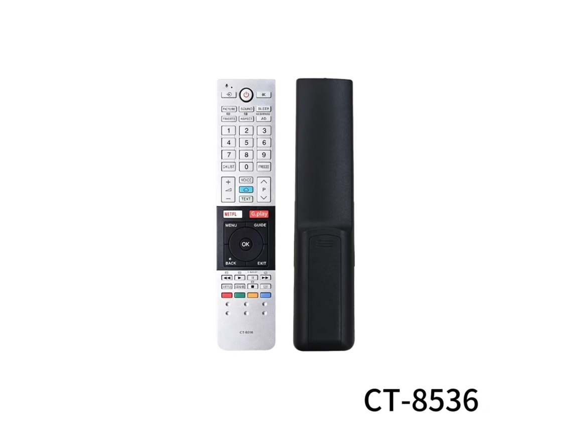 O Ct-8536 É Compatível Com Os Comandos Remotos Dos Televisores Toshiba